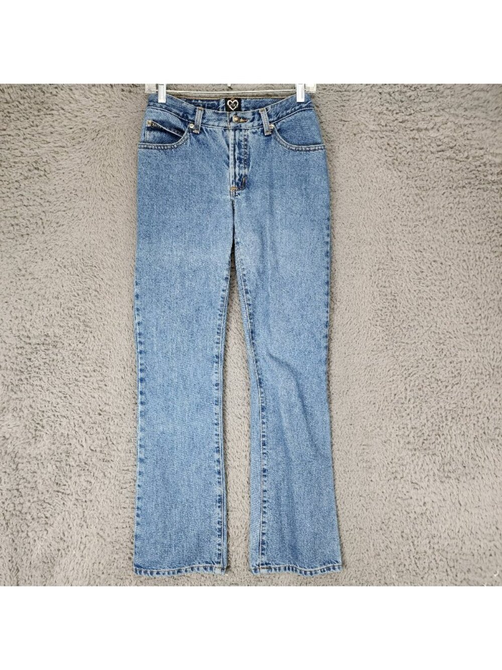 XOXO Jeans Womens 1/2 Blue Cotton Denim Slimming Bootcut
